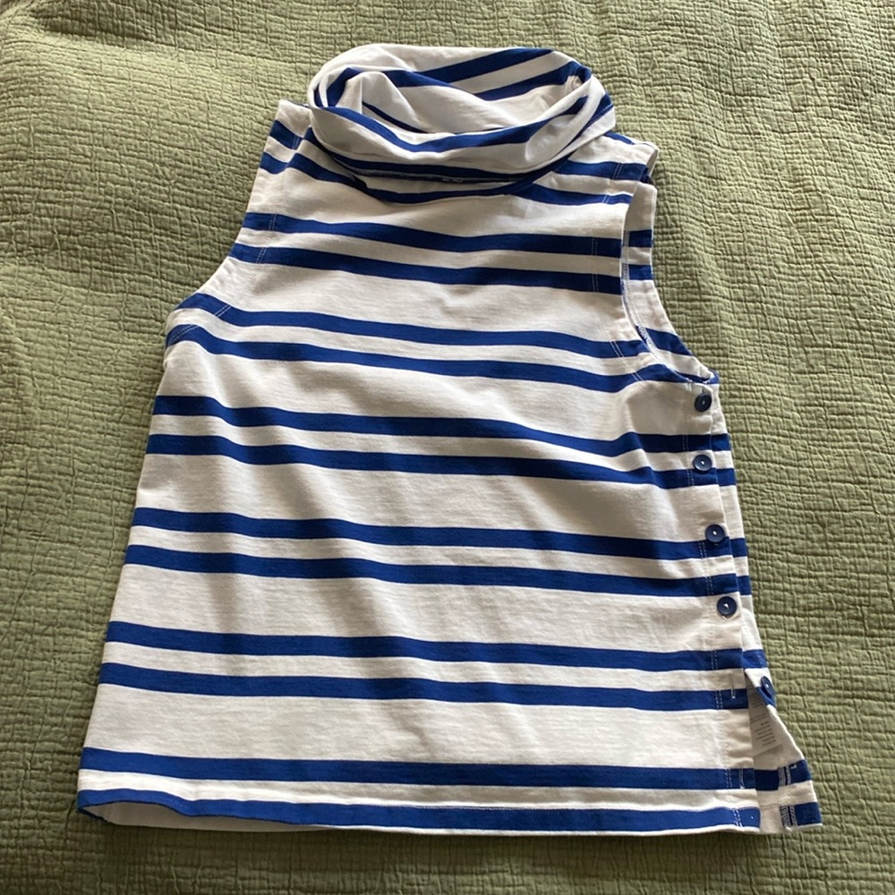Maeve Striped Cowl Neck